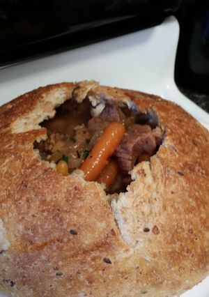 A picture of Amanda's beef stew.