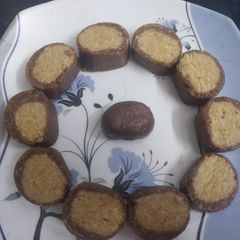 A picture of Peanut Chocolate Rolls.