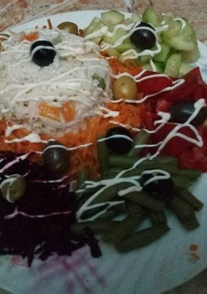 صورة لوصفة سلطة أرز بسمتي