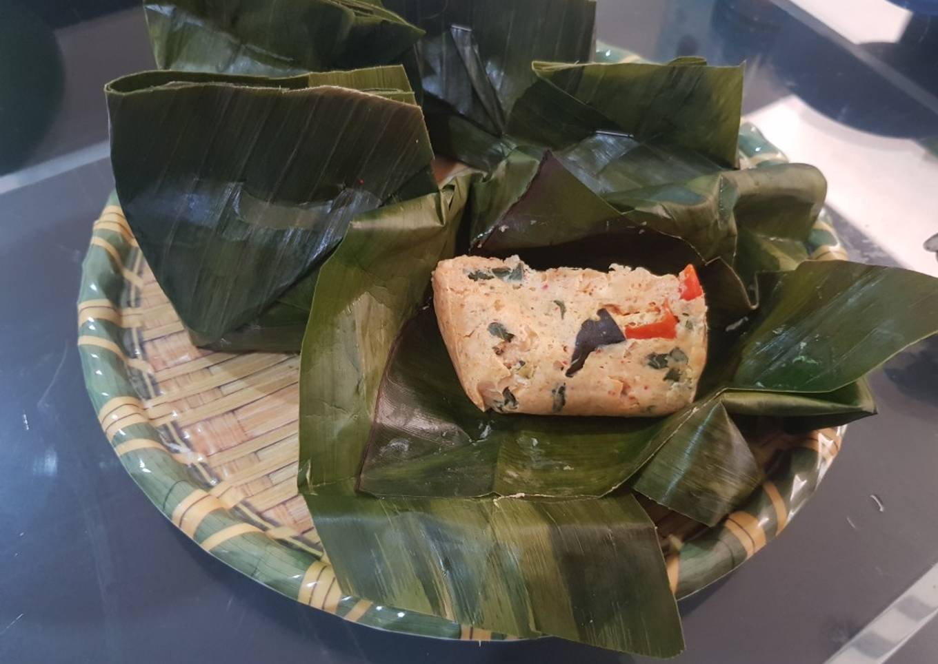 Botok tahu tempe udang rebon