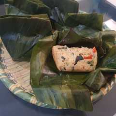 รูปของ Botok tahu tempe udang rebon