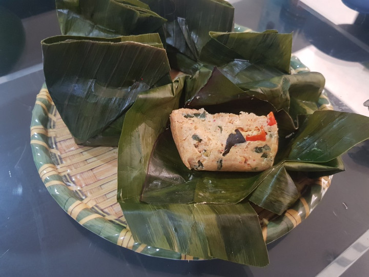 Resep Botok tahu tempe udang rebon, Enak