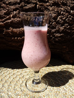 Una foto de Batido de Frutilla & Avena
