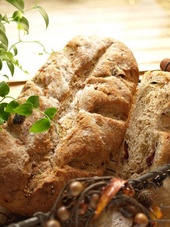 A picture of Made With a Bread Machine Forest Nut Pain de Campagne.