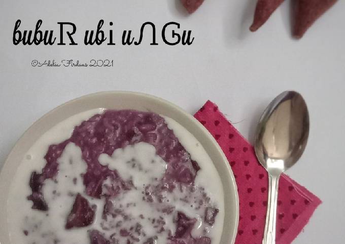 Resep Bubur Ketan Ubi Ungu Anti Gagal