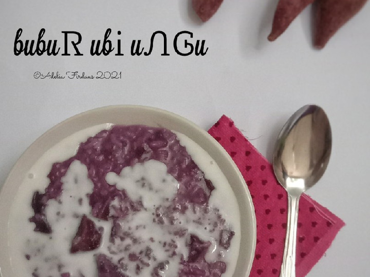 Resep Bubur Ketan Ubi Ungu Anti Gagal