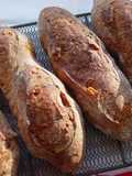 Mocha Baguette with Homemade Bread Starter