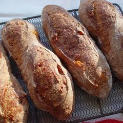A picture of Mocha Baguette with Homemade Bread Starter.