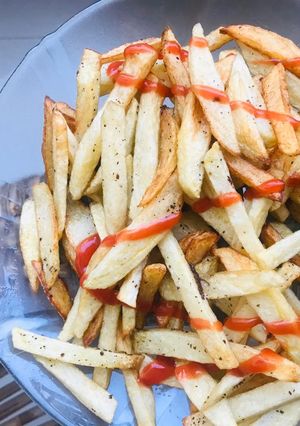 A picture of French fries.