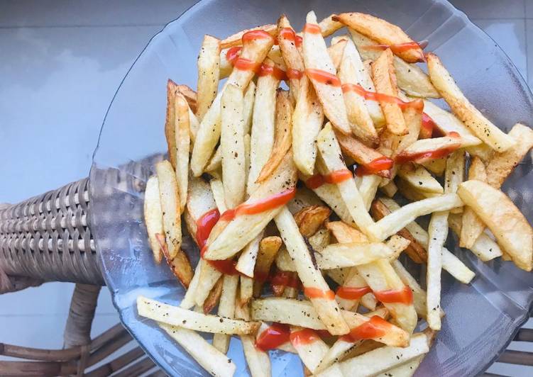 Easiest Way to Make Super Quick Homemade French fries