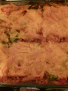 A picture of Broccoli, Ground Turkey, Pasta Casserole.
