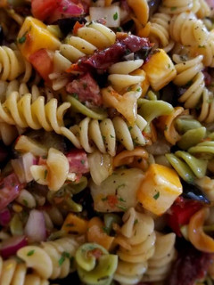 A picture of Pasta salad.