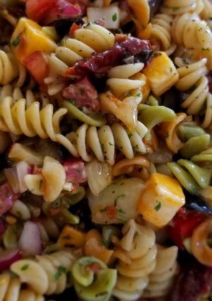 A picture of Pasta salad.