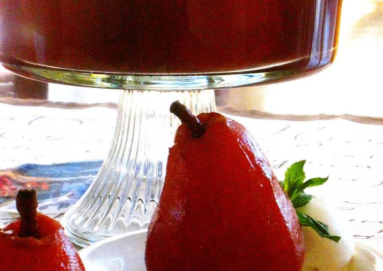 Step-by-Step Guide to Make Favorite Pear Compote Made with Red Wine