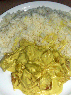 A picture of Chicken Curry in a Hurry.