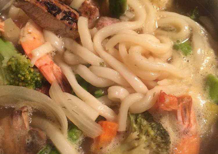 Recipe of Super Quick Homemade Udon Noodle Soup