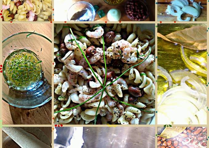 sig's Pasta with Borlotti Beans, Prawns and Rosemary Oil Recipe by Sigrun -  Cookpad