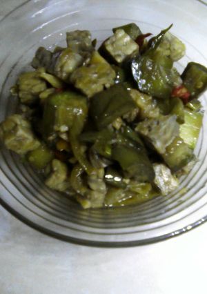 Foto resep Terong tetelan tempe