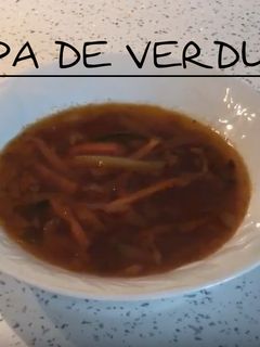 Una foto de Sopa de verduras