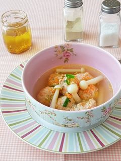 Foto resep Sup Bakso Ayam Wortel
