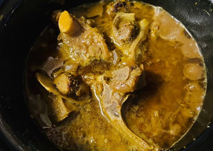 Mutton curry (in slow cooker)