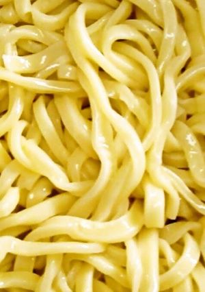 A picture of Springy Homemade Udon Noodles.