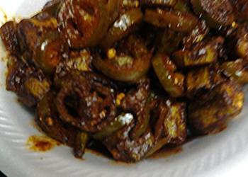 Ultimate Make Recipe Spicy okra and jalapeos Yummy