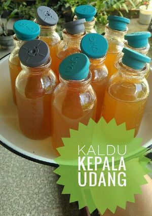 Foto resep Kaldu kepala udang (mpasi)