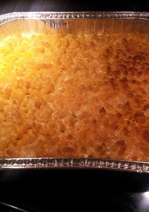 A picture of Smoked Mac and Cheese.