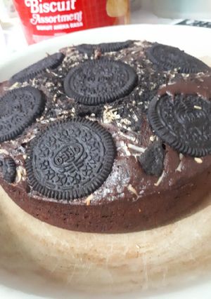 Foto resep Brownies Oreo DairyMilk Rice Cooker