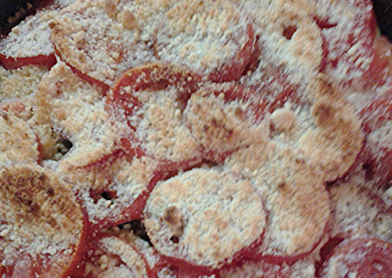 French tomato, potato, zucchini bake