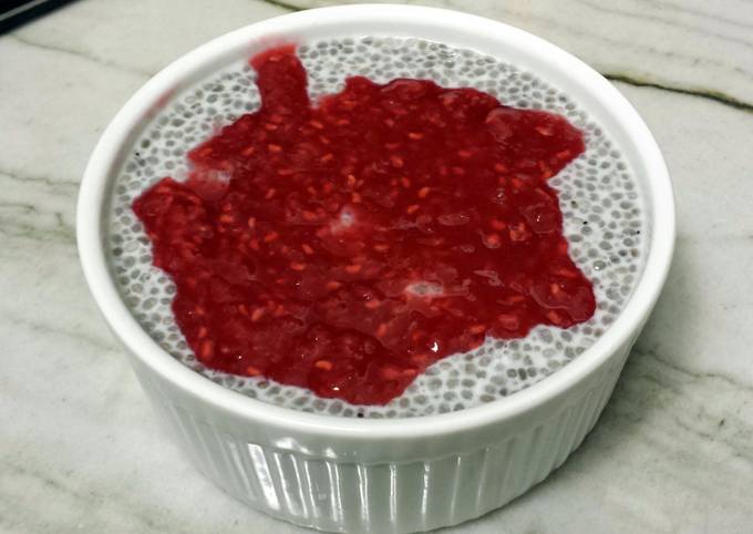 Easiest Way to Prepare Favorite Raspberry Coconut Chia Pudding