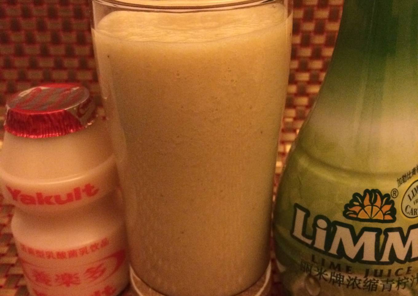 Fresh Healthy Yakult Smoothie