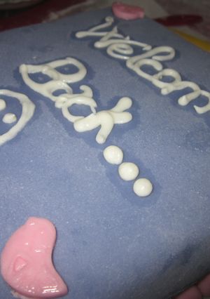 A picture of Fondant cake.