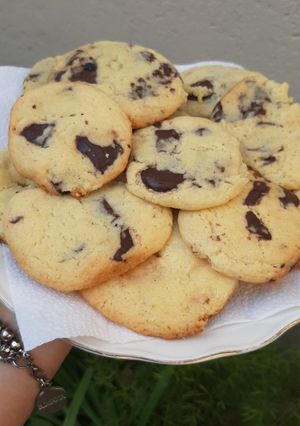 Una foto de Cookies con chips de chocolate