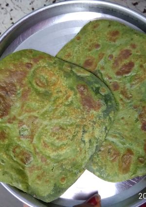 પાલક પરાઠા (Palak Paratha Recipe In Gujarati) રેસીપી મુખ્ય ફોટો