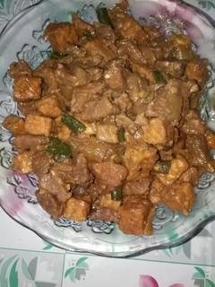 Foto resep Daging lada hitam with tempe