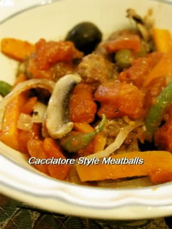Easy Steps to Prepare Cacciatora-style Stewed Meatballs the Awesome  Tasty