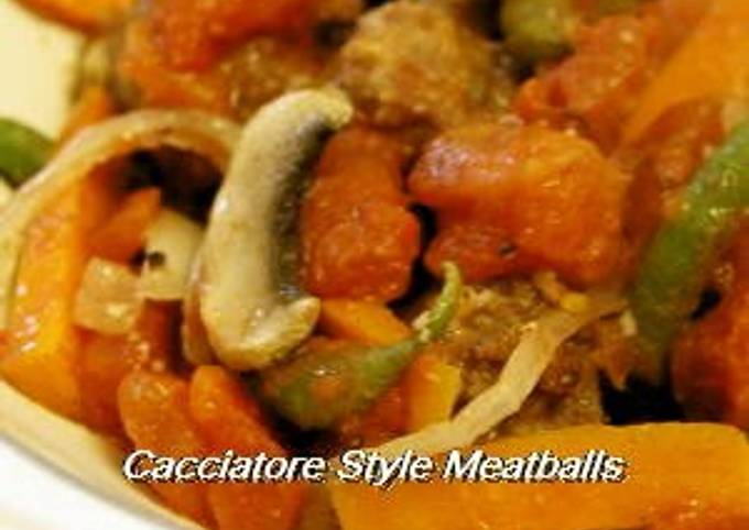 Cacciatora-style Stewed Meatballs