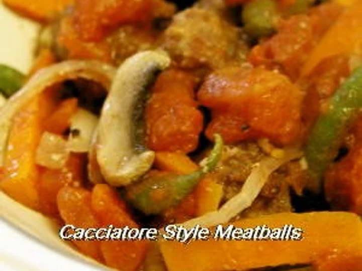 Easy Steps to Prepare Cacciatora-style Stewed Meatballs the Awesome  Tasty