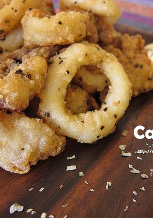 Calamari。椒鹽香酥炸花枝 的食譜成品照片