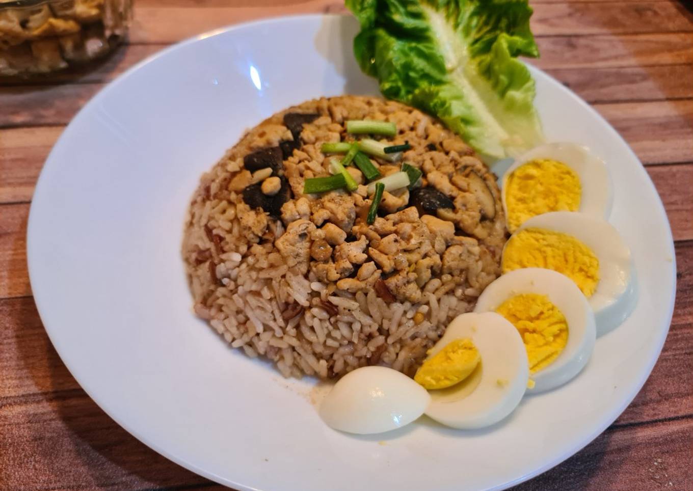 Nasi Tim Ayam Jamur