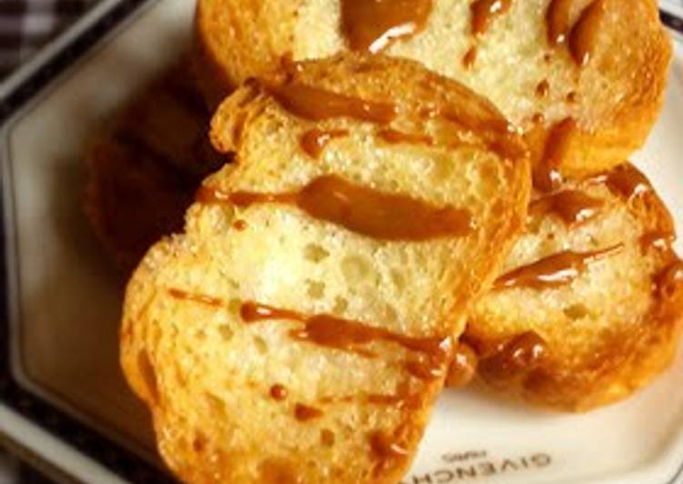 Recipe of Homemade Caramel Rusks