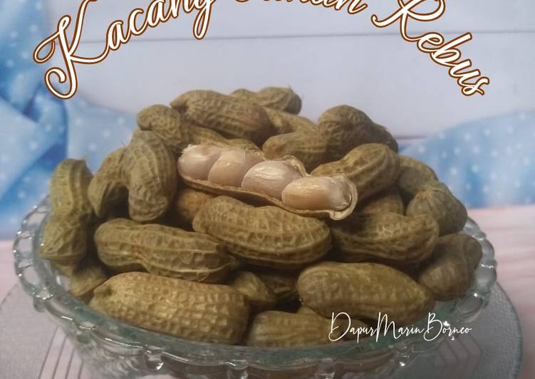 Resep 228. Kacang Tanah Rebus / Kacang Kulit Rebus Enak dan Antiribet