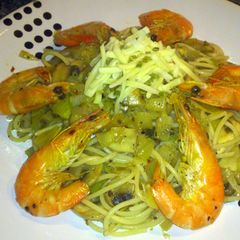 A picture of Pasta Crevette.