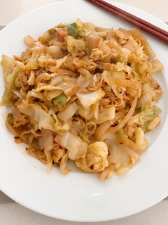 清冰箱之蔬菜炒泡麵 的食譜成品照片