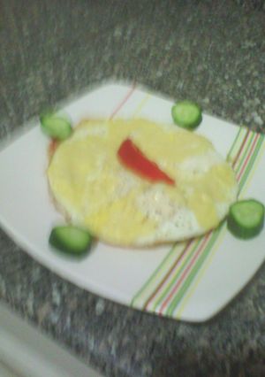 A picture of Juily's cheese egg.