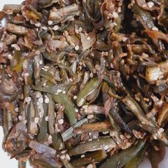 A picture of Ladyfinger sabzi.