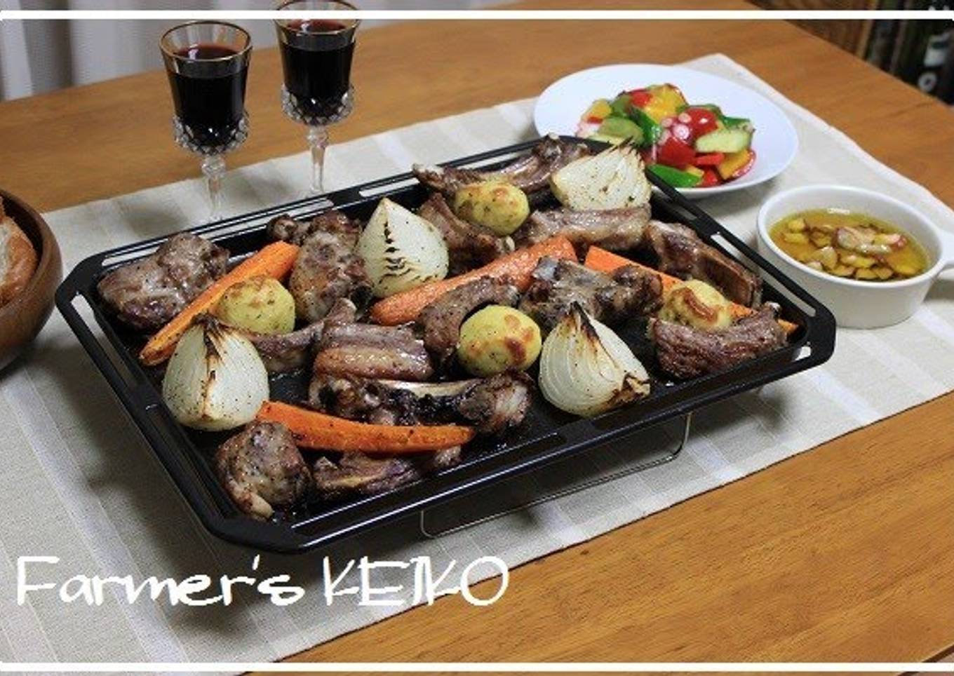 Farmhouse Recipe: Grilled Spare Ribs and Vegetables