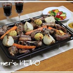 A picture of Farmhouse Recipe: Grilled Spare Ribs and Vegetables.